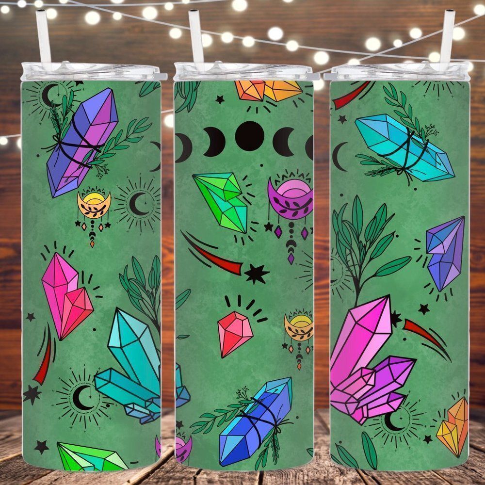 Green Crystal Tumbler